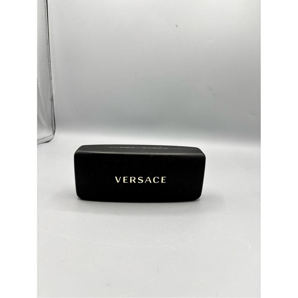 Versace Black Sunglasses Case with Gold Logo